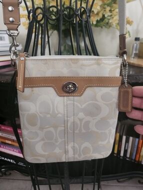 Coach Hampton Op Art North/South Crossbody bag